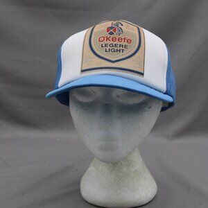 Vintage Screened Trucerk Hat - Okeefe Light - Adult Snapback